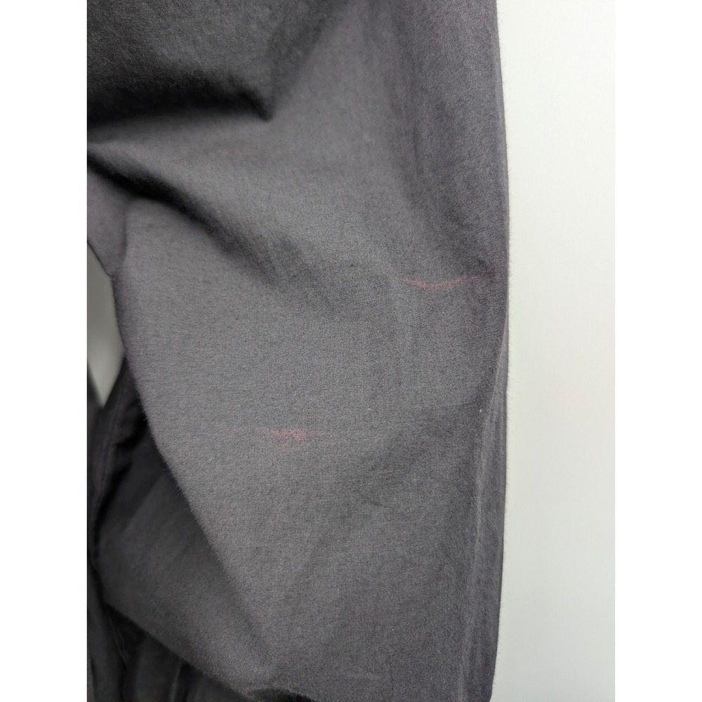 Chan Luu Black Cotton Midi Dress Mirror Embellished Open Back Tie Size 2 - Picture 15 of 16